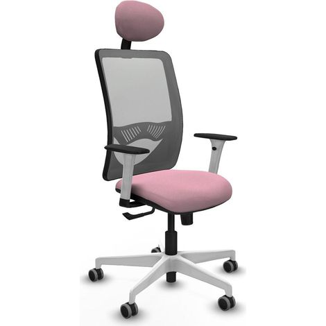 piqueras-y-crespo Sedia Zulema rosa confortevole da ufficio
