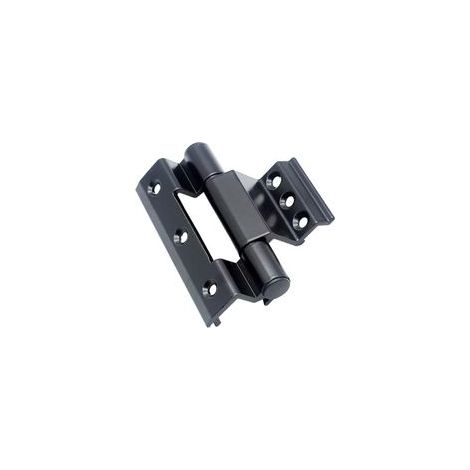 4 Pièces Pont Cassé Portes Et Fenêtres En Aluminium Charnière Fenêtre Écran En Alliage D’Aluminium Porte Et Fenêtre Charnière Écran Charnière Noire Charnière