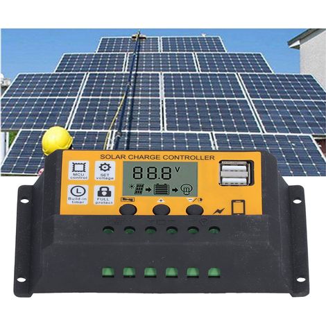 12V 24V 20A Photovoltaik-Leistungsregler, zeitgesteuerter Solarlade- und -entladeregler (1/5)