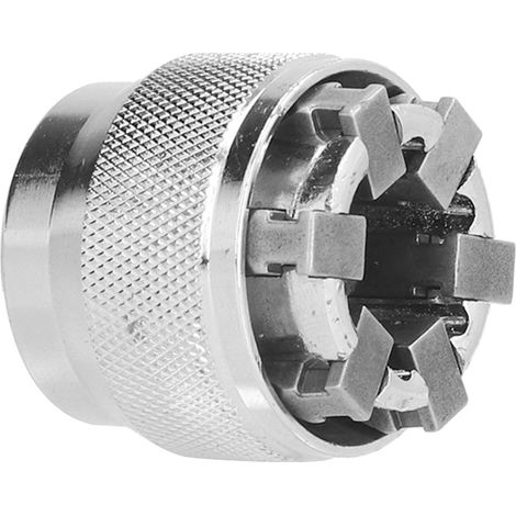 Clé à douille réglable multifonction en acier allié moleté, accessoire de clé à douille 10 mm à 19 mm (1/5)