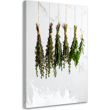 Wandbild Kräuter Gewürze Pflanzen 40x60 cm (1/5)