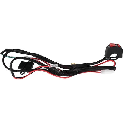 Kabelbaum für LED-Lichtleiste, Motorrad-Lenkerschalter für Scheinwerfer, Nebelscheinwerfer und 2-adrige Zusatzbeleuchtung (1/5)