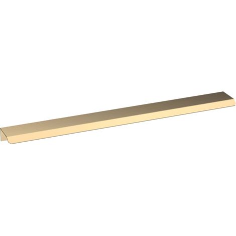 Finger Pull Handle, 300mm (224mm Centres) - Brushed Brass