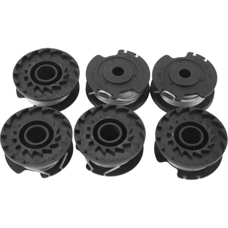 Paquete de 6 carretes y línea para desbrozadora F016800569 para EasyGrassCut 23, 26, 18, 18-230, 18-260, 18-26 (repuesto) (1/4)
