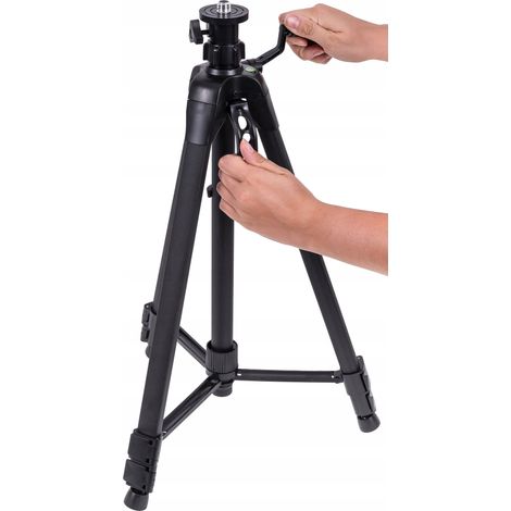 Treppiede in alluminio di alta qualità da 120 cm per livella laser a croce (1/5)