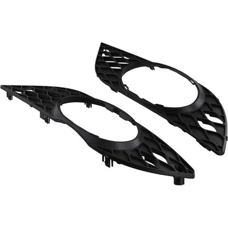 Compatible avec Mercedes-Benz Classe E W211 (2006-2009) : Cadre de feu antibrouillard avant, grille de phare antibrouillard, références : 2118850522 et 2118850622 (1/5)