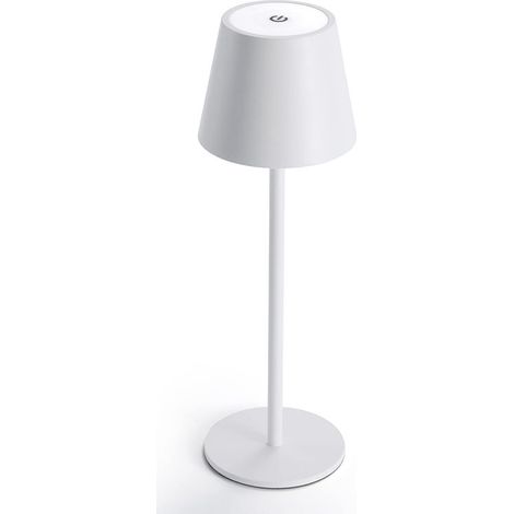 Lot de 1 lampes de table LED à intensité variable, sans fil, rechargeables, pour l'intérieur et l'extérieur, avec USB-C (1/5)