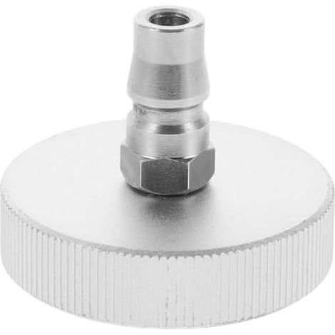 Adaptateur de Purgeur Frein pour Véhicule en Aluminium Argenté, Outil Convivial Temps Remplacement du Liquide - (1/5)