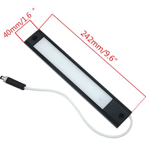 RV interior LED lighting, white LED light, long/short model, 12-24V, side light, door light - short model 242mm x 40mm - 1000 lux (1/4)