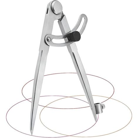 EASYCOMFORT Compas de Mesure Professionnel Grand - Compas Menuisier à Pointes Sèches pour Dessin Circulaire, Travail du Bois, Métal et Artisanat du Cuir (1/5)