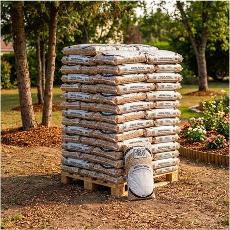 Paillis couleur NATUREL aire de jeux R Play 5/30 48 sacs 50 l - RPL027-48x50