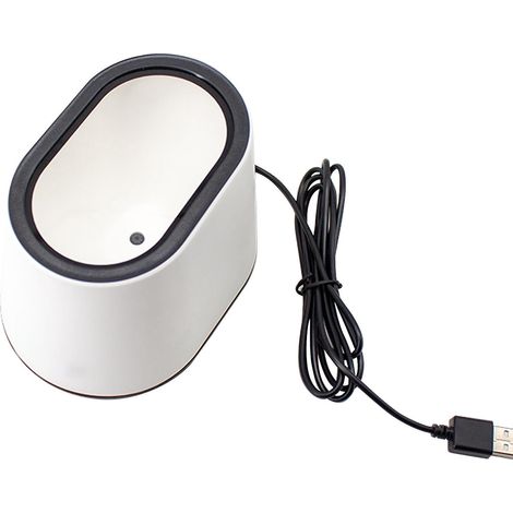 Desktop-1D/2D-QR-Barcode-Scanner-Plattform, USB-Kabelgebundener Barcode-Leser, Großes Scanfenster, Unterstützung für Au