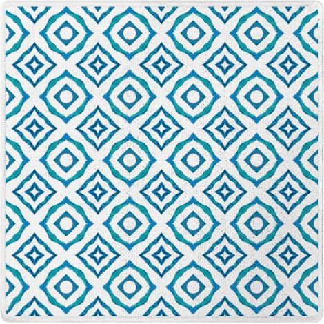 Chiffon De Cuisine - Cellulose Réutilisable - Motif Losanges Marocain - 30x30 Cm - Lot De 2 (1/5)