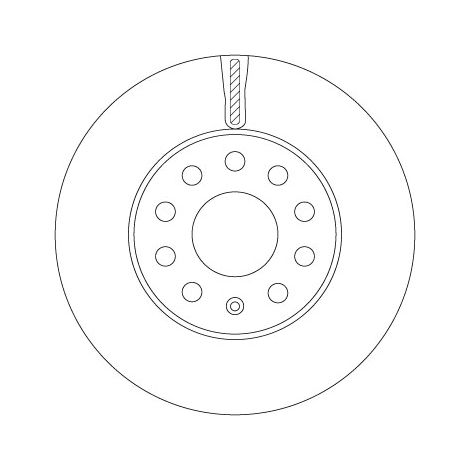DISQUE DE FREIN AVANT DF6903S TRW