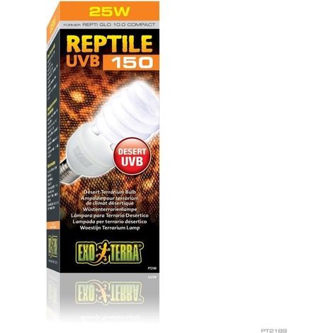 Ampoule fluocompacte UVB pour terrarium - EXO TERRA - Reptile UVB 150 - Climat désertique 26W (1/4)