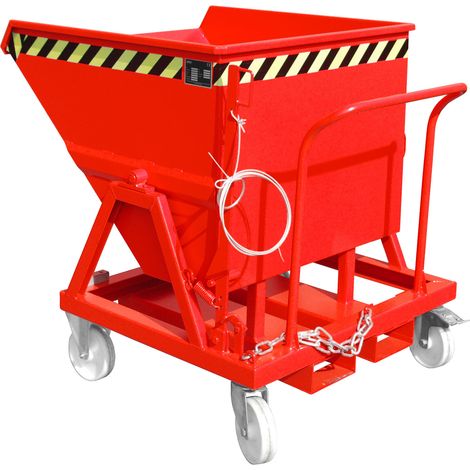 Bauer Kippmulde KS 400, lackiert, Feuerrot