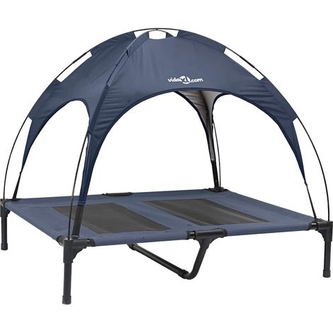 Lit pour Chien Bleu marine 92 x 77 x 82,5 cm Acier (1/5)