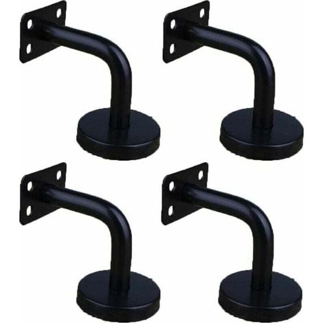 4 Pièces Acier Inoxydable Supports de Main Courante pour Fixation Murale Supports de Rail d'escalier pour Rampe Escalier Support Mural de Garde-Corps,de (1/4)