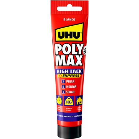 UHU Poly Max High Tack Express-Kleber – Weiß 165 g 6312920
