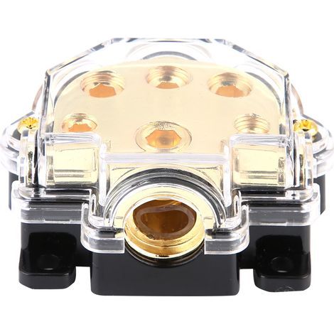 Stromverteilerblock für Auto-Audio mit 5-fachem Sicherungshalter (1/5)