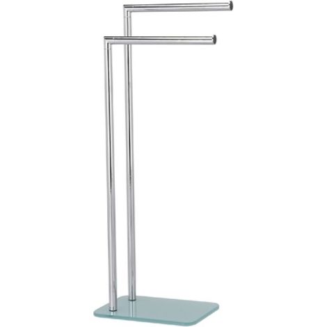 PIANTANA PORTA ASCIUGAMANI MOD. ZERO CROMO METAFORM cm 20 x h. 78 x 28