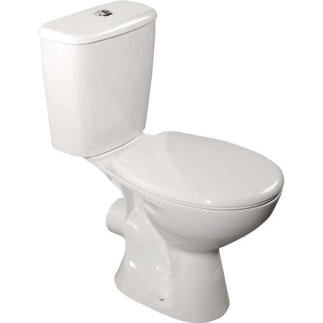 Aqualine Juan WC - WC monoblocco, sacrico posteriore, bianco LC2154 (1/2)