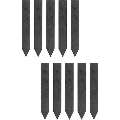 10 Pack Slate Stakes 6" x 0.8" - Weatherproof Labels for Outdoor Plants (1/5)