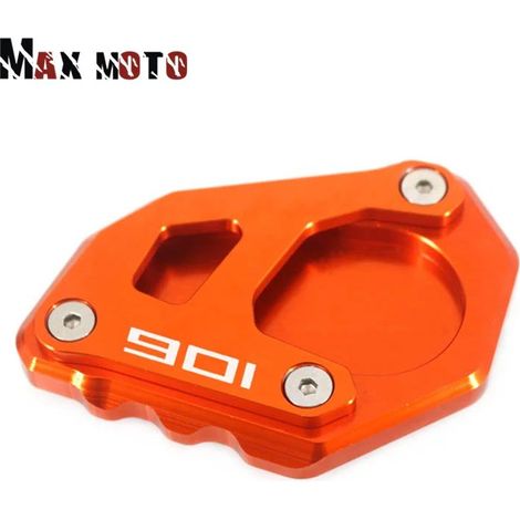 (901 F) Compatible avec les motos Husqvarna 901 Norden (modèles 2021, 2022 et 2023) : béquille latérale CNC, extension et support. (1/4)