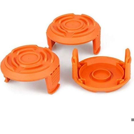 Lot de 3 capuchons de bobine de rechange pour coupe-bordures Worx (1/4)