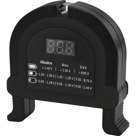 Ansmann Batterietester Check-It Messbereich (Batterietester) 1,2 V, 1,5 V, 3 V, 9 V Akku, Batterie 4 (1/10)