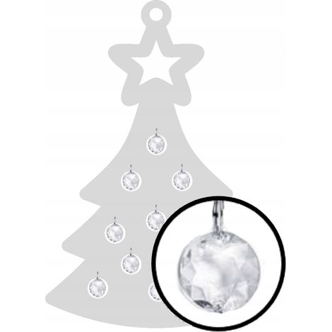 Weihnachtsbaumschmuck mit GLAMU-Kristallen