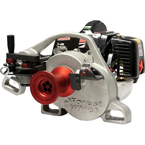 Treuil forestier Docma VF105 Red Iron – Moteur 54.80cc – Traction 1050 kg – Vitesse tambour 20 m/min – Corde textile 10/12 mm (1/3)