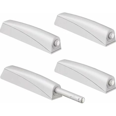 Ein Set aus 4 Riegeln für Möbeltüren, magnetische Druckknopf-Schranktüren, magnetische Türriegel, Druckknopf-Schranktüren.