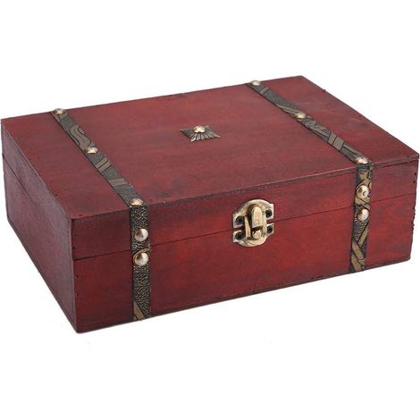Holzbox,Kleine Vintage Holzbox,Zigarrenbox,Holzbox,Kleine dekorative Zigarrenbox,Herrenschmuck,Schmuck,Vintage Holzschmuckbox,Orgel