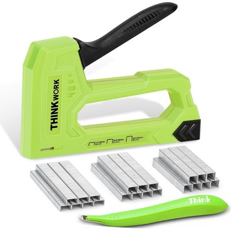 Handtacker 1600 JT21 Klammern Klammerentferner Möbel Grün (1/5)