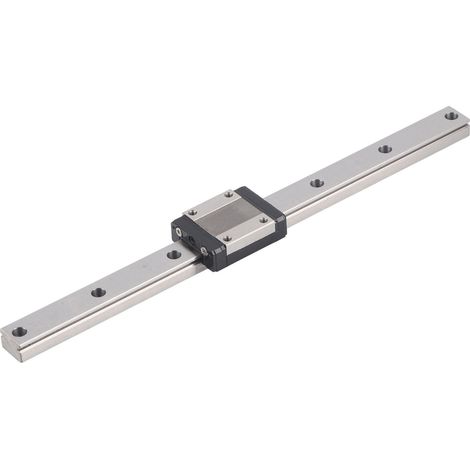 Rail coulissant linéaire MGN15 pour équipement d'automation industrielle, guidage précis 250mm. (1/5)