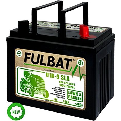 Fulbat – Batterie moto AGM 12V 28Ah – Technologie sans entretien – Dimensions 195x125x175mm – Applications moto et tondeuse