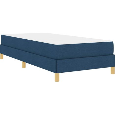 Lit simple，Lit adulte，Lit à ressorts Taupe, marron 80 x 200 cm Tissu, Bois Engineered (1/5)