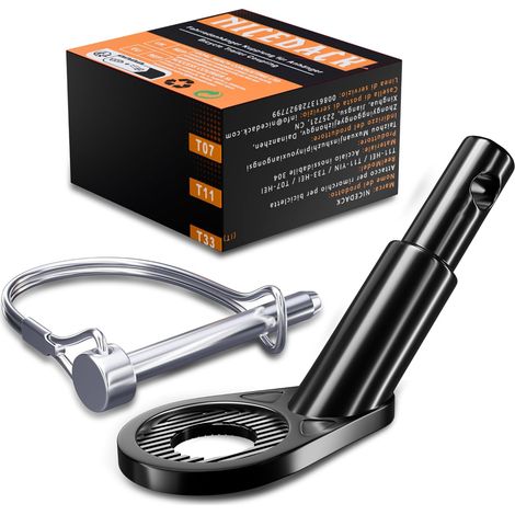 Attelage de Remorque de Vélo 12mm - Adaptateur pour Remorque pour Chien, Attelages de Vélo - Noir (1/5)