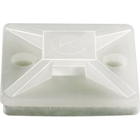 TRU COMPONENTS TC-HC101S203 Befestigungssockel selbstklebend 1593042 Bündel-Ø-Bereich 7 mm (max) 4f (1/3)