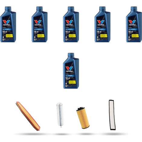 Kit tagliando 4 FILTRI e 6L OLIO compatibile con Bmw x3 (E83) 1.8d 105kw dal 2008 al 2010 (1/5)
