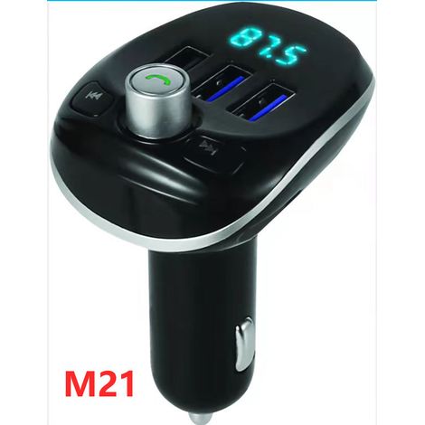 M27 Nouvelle lumière sept couleurs V5.0 Kit mains libres Bluetooth pour voiture MP3 avec émetteur FM -- M21 (1/3)