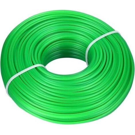 Fil Nylon pour Coupe Bordure débroussailleuse 2,0 mm x 100 M Universel DIY Bobine Fil pour Coupe Bordure (1/5)