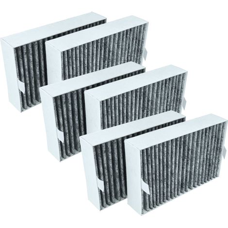 vhbw 6x Aktivkohlefilter Ersatz für Miele 28996433EU1, 11793450, DKF 31-P für Dunstabzugshaube