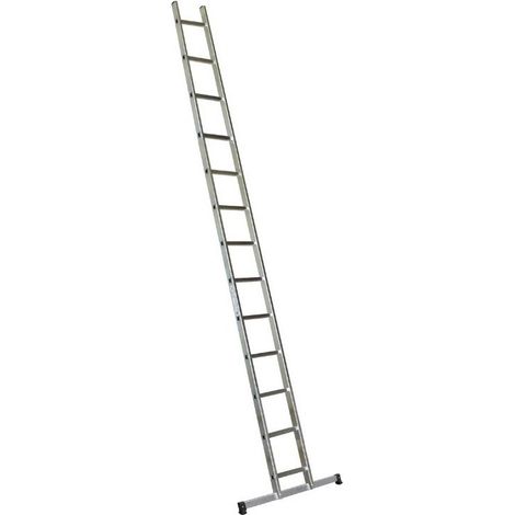 [JAMAIS UTILISÉ] Echelle simple Escalux V16002 en aluminium 13 échelons hauteur de travail 4,80m échelons 28x28mm
