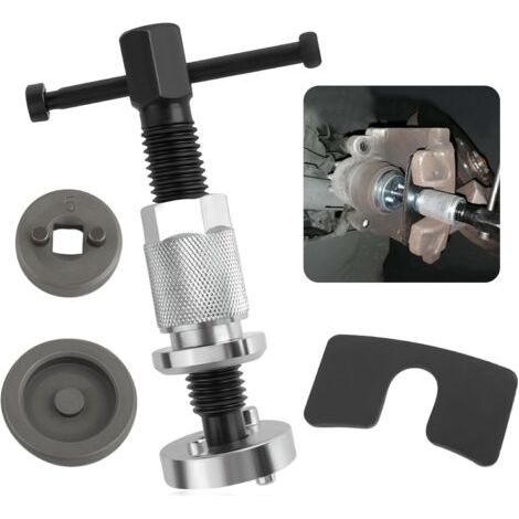 Ensemble de 5 outils de compression pour étriers de frein, en acier chromé pour remplacement des plaquettes de frein, accessoires pour voiture, SUV, camion (1/4)