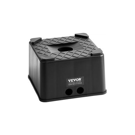 Bloque de Gato para Remolque de 15 cm de Alto y Alta Resistencia para Vehículos Recreativos Carga 2727 kg, para Motocicleta, Taburete, Accesorios para Caravanas de Viaje, 240 x 240 x 152 mm (1/5)