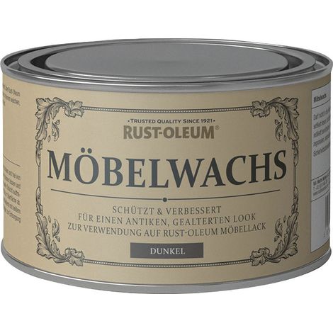 Rust-Oleum Kreidefarbe Möbelwachs 400 ml schwarz Kreidefarbe