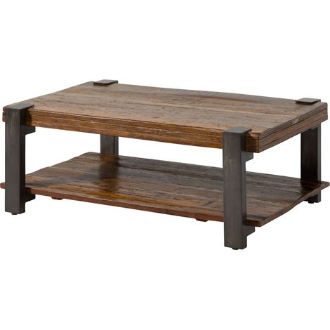 Couchtisch Altholz 120x70x45 natur lackiert LYON 150