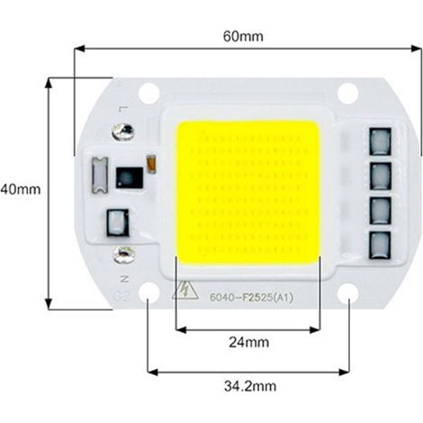 Lampe horticole à spectre complet avec puce LED haute puissance, ampoule LED SMDCOB intégrée ultra-lumineuse, éclairage DIY 220 V CA (1/5)